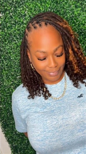 Extending Natural Locs w/10 inch Curly Genie Locs | Dr.LocGenie