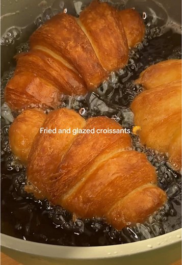 Fried Croissants Recipe: How to Make Glazed Delights