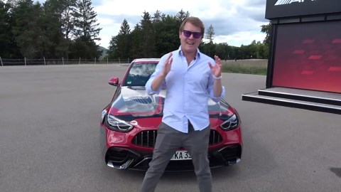 Testing the new AMG C63 S E Performance