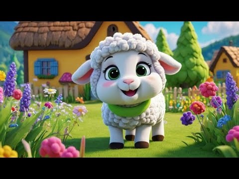Fluffy lambs go baa baa baa | Nursery Rhyme | Kids Songs | Baby Music