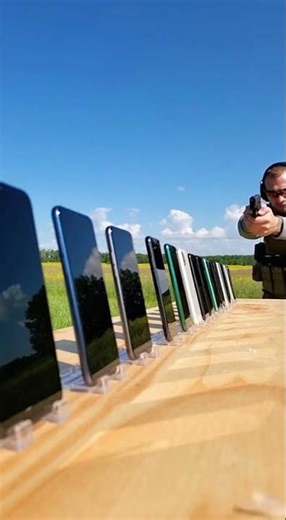 How Many iPhones Does It Take To Stop A Bullet 📱💥