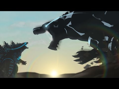 Legendary Godzilla vs Godzilla earth (Sticknodes animation)