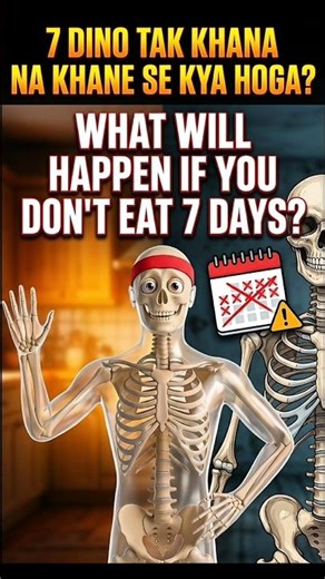 “7 Days Without Food 😱 Shocking Body Effects!”