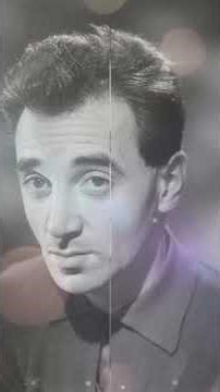 Charles Aznavour : Le poète éternel de la chanson française 💙💙