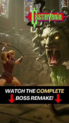 The #Castlevania Game that Started It All - All BOSSES in AI Horrific GLORY! #nes #remake