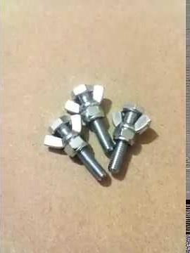 Making a butterfly head screw