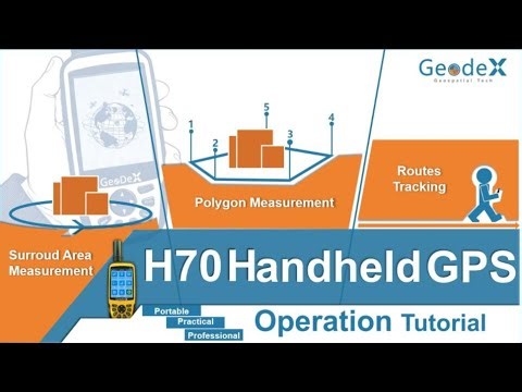 Geodex H70 Handheld GPS Operation Tutorial Video