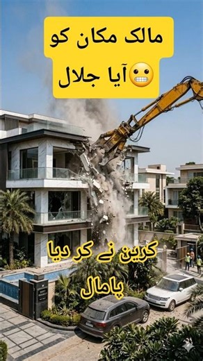 Giant Excavator Destroying Luxury Mansion | New technology #demolition #destruction #technology