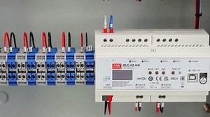 An electric control panel for LED lighting using the DALI protocol using the KNX data bus.Moscow - April 2, 2024.