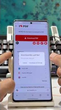 🤩🤩Word/Text/PPT/Excel to pdf in android/iPhone/Windows/mac