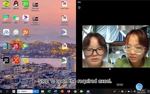 Merge cell function across, together, and then unmerge cells. When merged demons