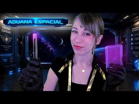 🚀Sci-Fi ASMR | Space Customs | Relaxing Body Scan (Futuristic Roleplay)