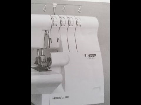 Threading a Singer overlocker