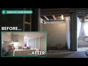 Creating a Spacious Kitchen in a Basement | Make My Home Bigger