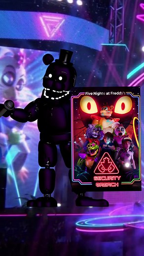 Animated Robots in Five Nights at Freddy's Security Breach