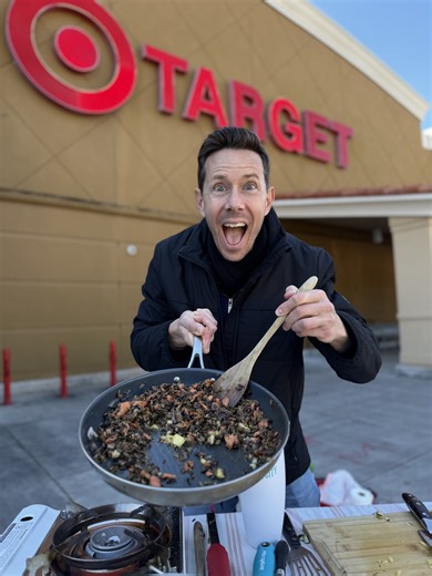 Target | Can @bobbyparrish shop & cook a meal in 30 minutes? Let's find out! | Instagram