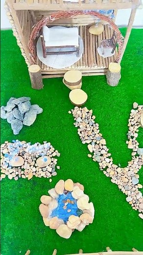 Subscribe to Watch the Full Step-by-Step DIY Miniature Tutorial🌳🏘️