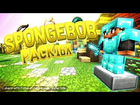 SPONGEBOB PACK 16x MCPE PvP Texture Pack [Fps]+ // iTzKevin