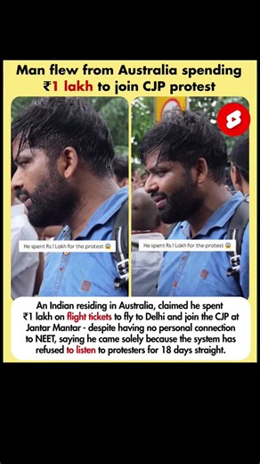 Some stories travel farther than borders, reminding us..🇮🇳#DelhiProtest #CurrentAffairs #IndiaNews