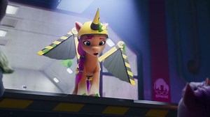 Watch 'Aren't you tired of being scared all th time? The truth is we're not in danger. It's all...' | My Little Pony: A New Generation Clip