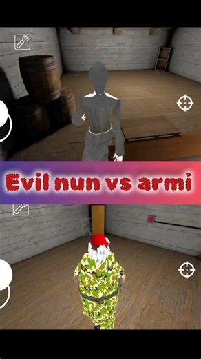evil nun vs armi granny 🔥 #granny #gaming #games #memes #trolledit #photorecreation