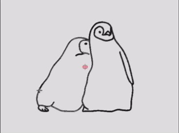 Penguin Line Art Embroidery Design, Animal Machine Embroidery File, Instant Download - Etsy