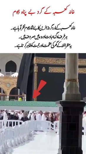 Massive Crowd Around the Kaaba #faith #faith #islamicreminder #islamicreminder #masjidnabawi #kibla
