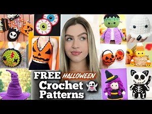 40 FREE Crochet Patterns For Halloween! ✨Beginner Friendly✨