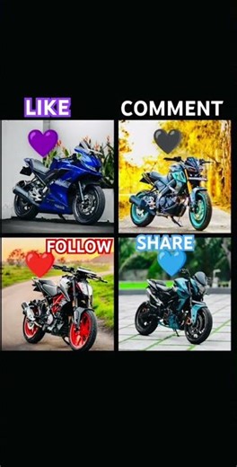 WHICH BIKE IS BEST R15 OR MT15 OR DUKE390 OR NS200 #bikelover #shorts #shortsfeed #viral #trending