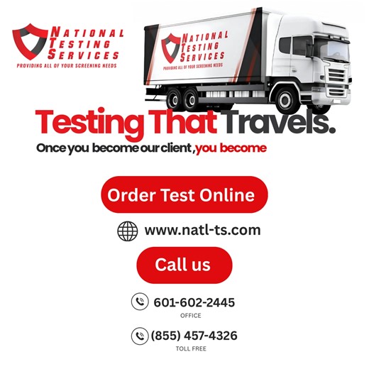 🚐 We bring professional mobile testing straight to your location—fast, reliable, and hassle-free. 👉 Order online anytime: www.natl-ts.com #MobileTesting #OnSiteTesting #WeComeToYou #ConvenientTesting #WorkplaceTesting #HealthOnTheGo #sanantoniotx #dallastx #houstontx #laredotx #NewTexas | National Testing Services LLC