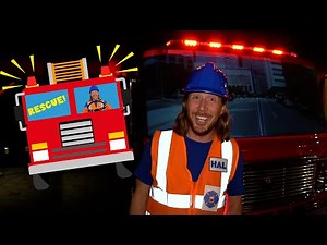 Fire Truck Song for Kids | Handyman Hal explores Fire Trucks