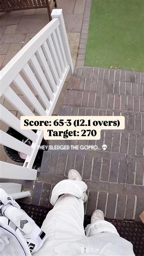 Intense Cricket Match Pressure with GoPro Highlights