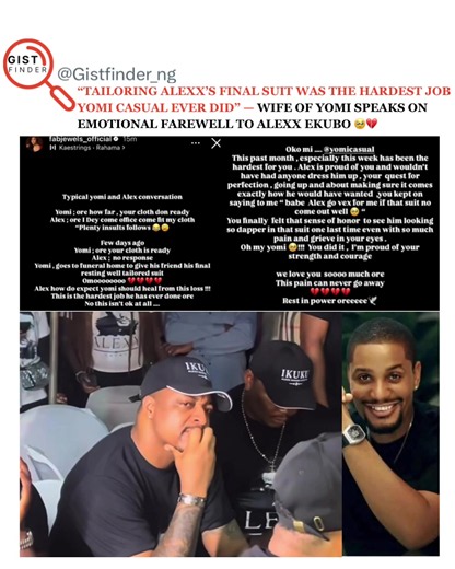 Yomi Casual’s Final Suit for Alexx Ekubo — Emotional Farewell