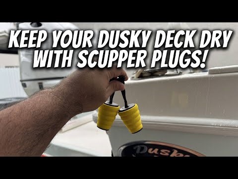 Water Coming Through Scuppers on Dusky 256 / 278? Here’s the Fix That Finally Worked
