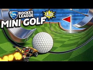 We got TRAPPED in Rocket League Minigolf 3.0 (it was hilarious)