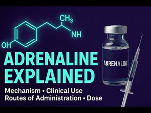 Adrenaline (Epinephrine): Mechanism, Uses, Routes & Dosage | Emergency Drug