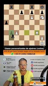 White to play and win with a material advantage and fewer pawns. #chess #xadrez