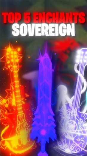 TOP 5 BEST SOVEREIGN ENCHANTS In Fisch! #fisch #roblox