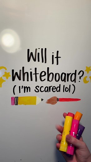 Exploring Whiteboard Art with Paint Sticks