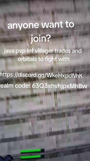 #realms #bedrock #minecraft #java #pvp minecraft realm to join