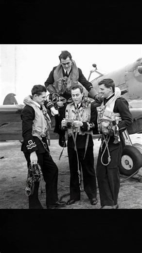 New Zealand Seafire pilots on board HMS Furious in July 1942 during a Home Fleet airstrike against the Tirpitz in Arctic waters. #ww2 #military #aviation #pilot | Jets 'n' Props