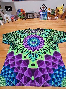 Triple Mandala Scrunch Combo tie dye tutorial