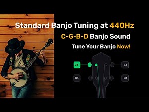 Standard Banjo Tuning (C-G-B-D) at 440 Hz