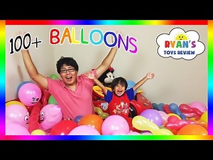 TOYS SURPRISE HUGE BALLOON POP CHALLENGE PARTY Disney Cars Marvel Thomas Train Egg Surprise Toy