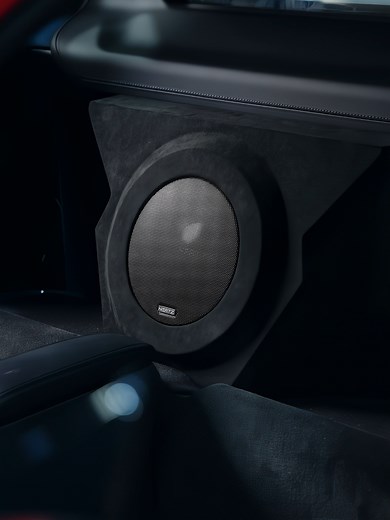 Custom Subwoofer Box Installation for Lotus Emira