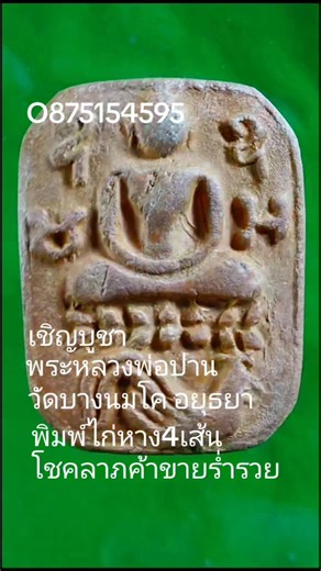 Admiring Luang Phor Parn Amulets, Wat Bang Nom Kho, Ayutthaya: Get Rich, Get Rich, Get Rich