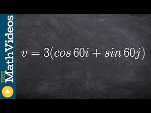 Determining the magnitude and angle of a vector as a linear combination