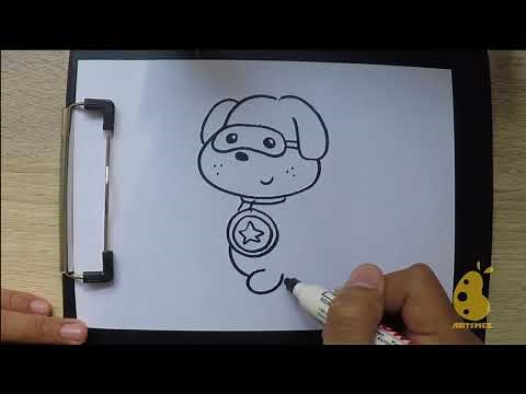 How to Draw super dog