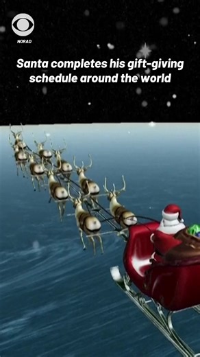 Santa Claus Completes Global Gift-Giving Journey