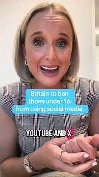 Britain banning those under 16 from using social media